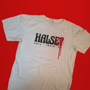 Halsey Badlands 2016 Indio CA Concert Tee Small Made in USA Organic Cotton